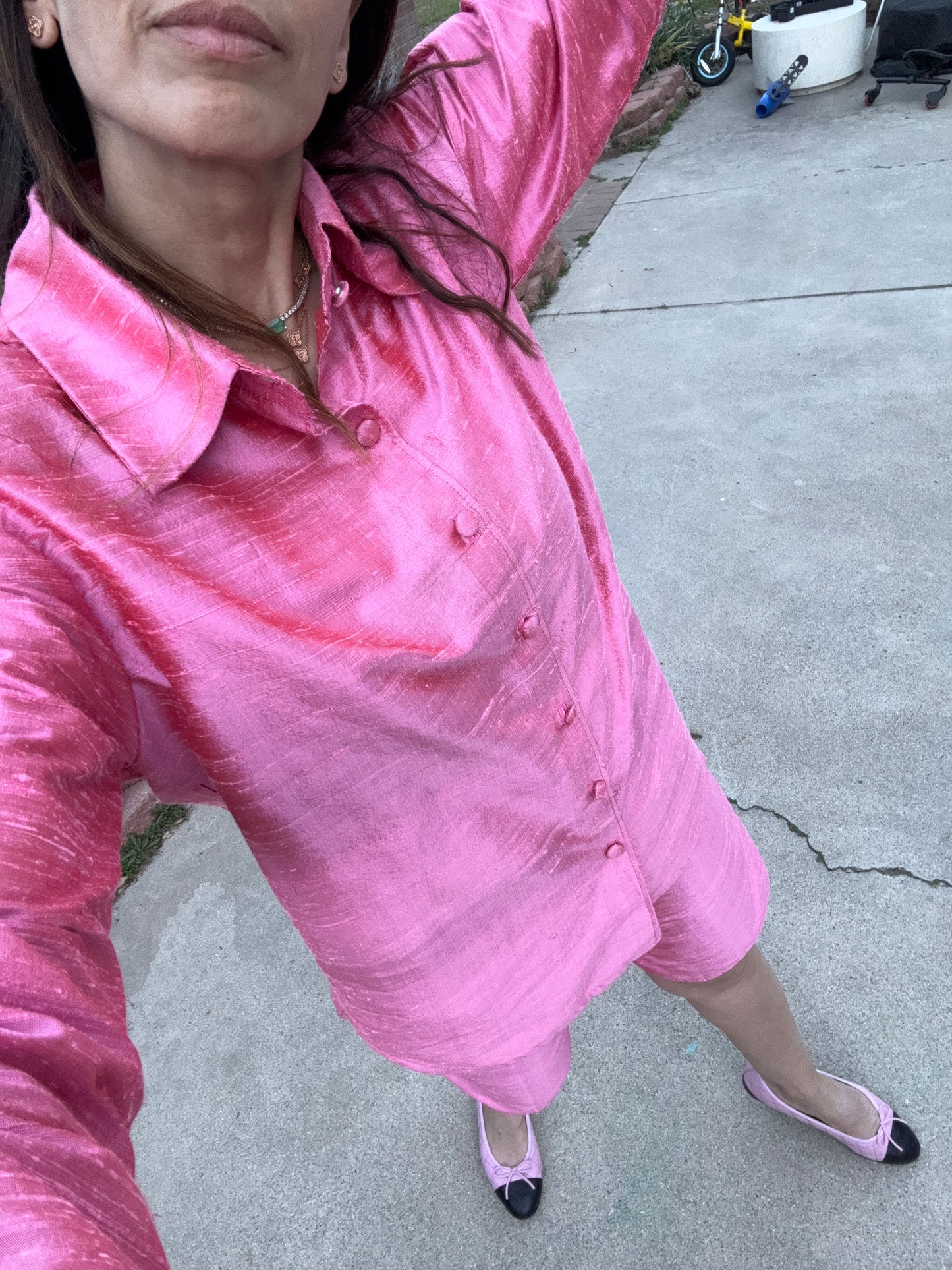 SR01 Silk Button Up Shirt