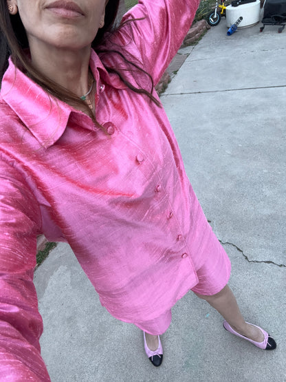 SR01 Silk Button Up Shirt